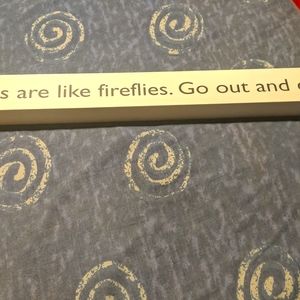 Hallmark wooden quote sign....